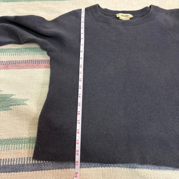 Golden by TNA Women’s Med Grey Cashmere Wool Blend Sweater Pullover Soft Luxury - Picture 7 of 8